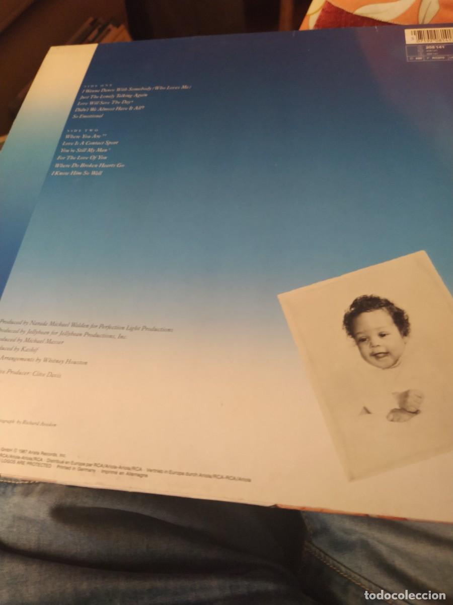 Discos de vinilo: Whitney Houston lp why 1987 AL - Foto 2