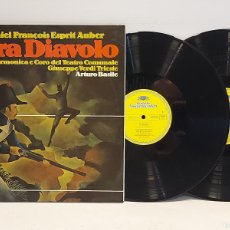 Discos de vinilo: FRA DIAVOLO (ESPRIT AUBER) / ARTURO BASILE / DOBLE LP GATEFOLD-GRAMMOPHON-1968 / LUJO. ****