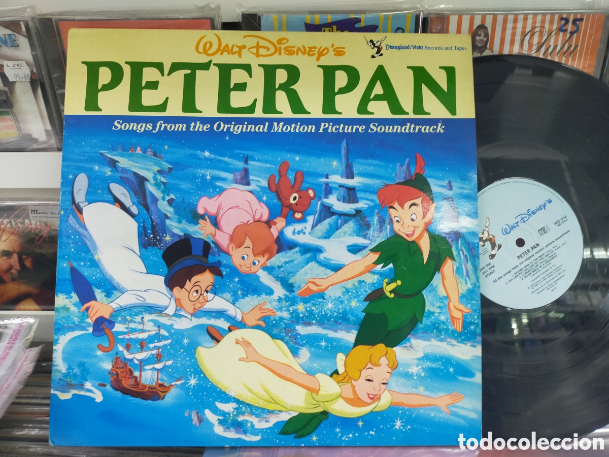 Discos de vinilo: Peter pan lp Walt Disney b.s.o. - Foto 1