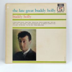 Discos de vinilo: BUDDY HOLLY ”THE LATE GREAT BUDDY HOLLY” LP. COMP. HOLLAND. (DZ 177 O27) (VG+)