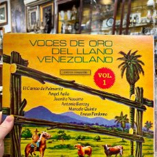 Discos de vinilo: LP VOCES DE ORO DEL LLANO VENEZOLANO VOL. 1