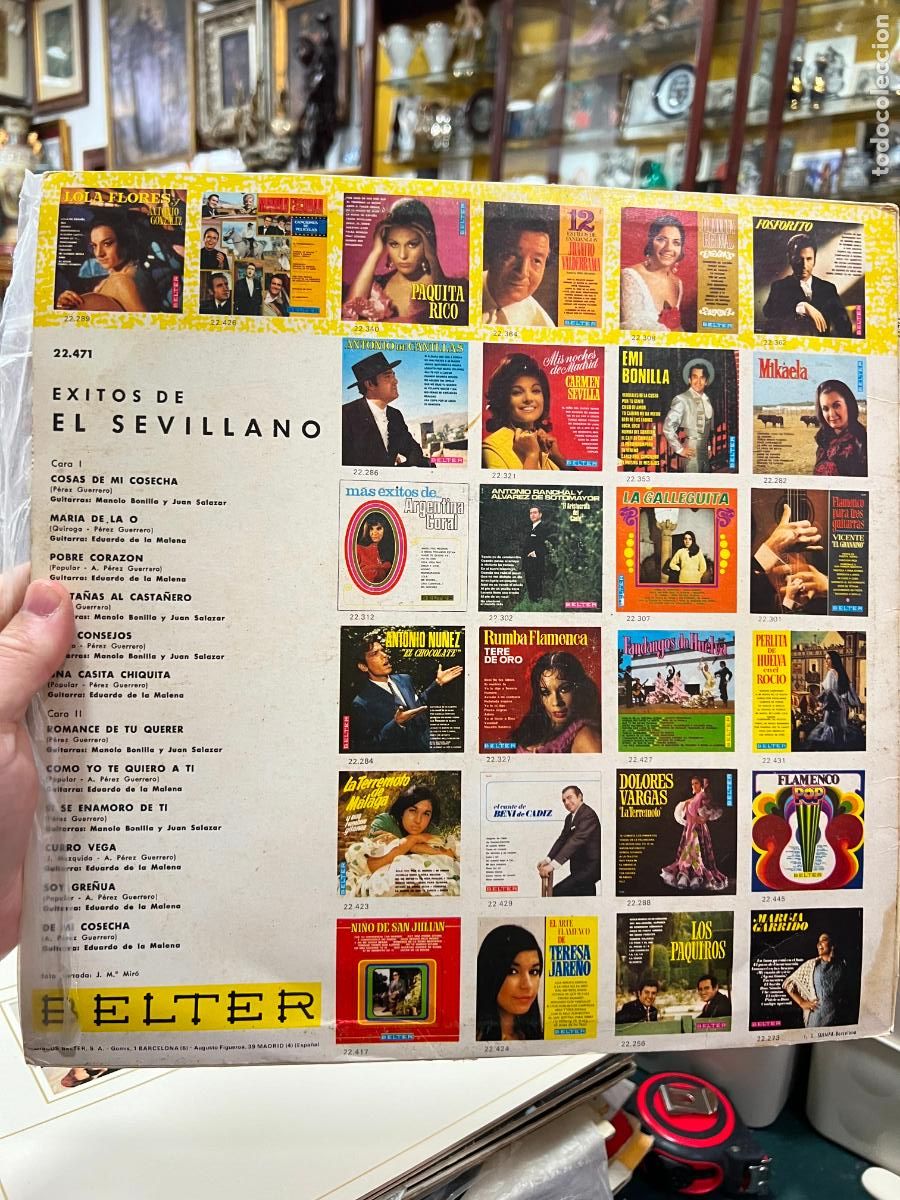 Discos de vinilo: LP EXITOS DE EL SEVILLANO - Foto 2
