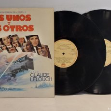 Discos de vinilo: B.S.O. !! LOS UNOS Y LOS OTROS / FRANCIS LAI & MICHEL LEGRAND / DOBLE LP GATEFOLD-EMI-1981 / MBC.***