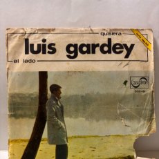 Discos de vinilo: SINGLE - LUIS GARDEY - AL LADO / QUISIERA - ZAFIRO - MADRID 1966