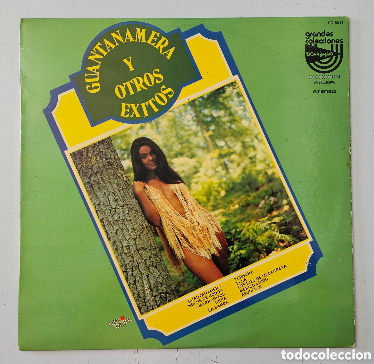 Vinyl records: LP V/A GUANTANAMERA Y OTROS EXITOS (Espa&ntilde;a - Red Point - 1976) M&uacute;sica del Paraguay
