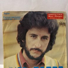 Discos de vinilo: SINGLE - JUAN PARDO - AGUA / CONVERSACIONES CONMIGO MISMO - ARIOLA - BARCELONA 1980