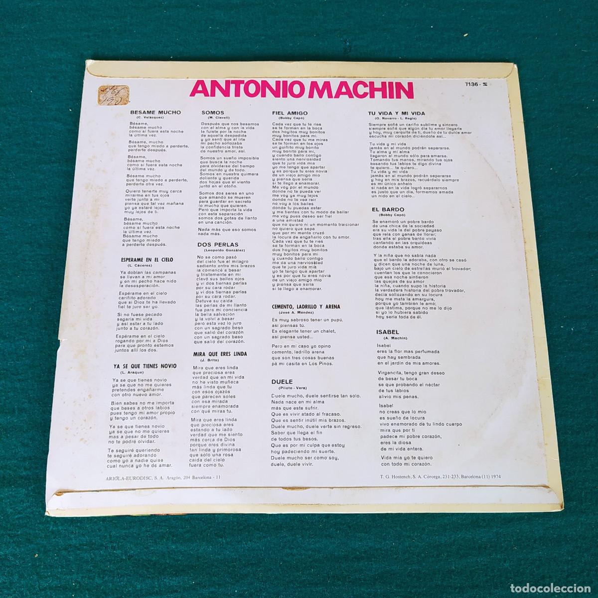 Discos de vinilo: Antonio Machin &ndash; Antonio Machin - Foto 2