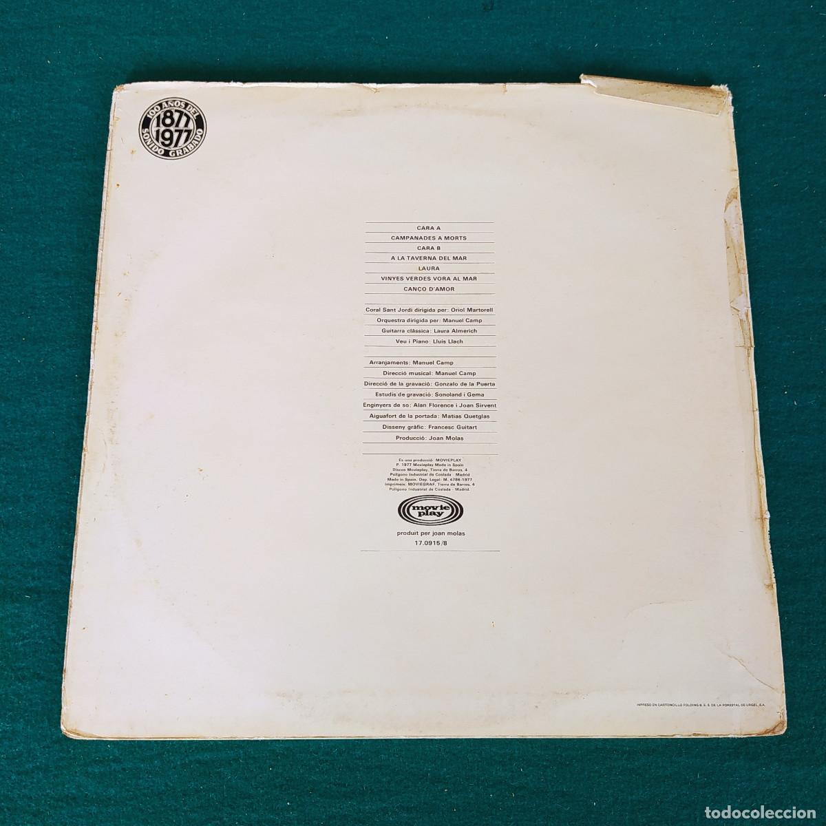 Discos de vinilo: Lluis Llach &ndash; Campanades A Morts - Foto 2
