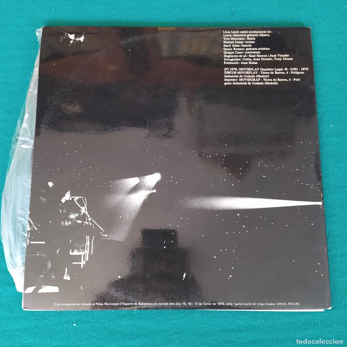 Discos de vinilo: Llu&iacute;s Llach &ndash; Barcelona Gener De 1976 - Foto 2