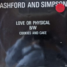 Discos de vinilo: L165 EXTRA SINGLE VINILO - ASHFORD AND SIMPSON - RRR -LOVE OR PHYSICAL - 1990