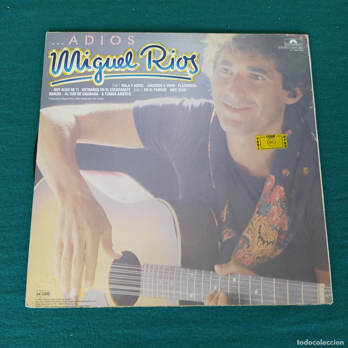 Discos de vinilo: Miguel R&iacute;os &ndash; Hola Y... Adios - Foto 2