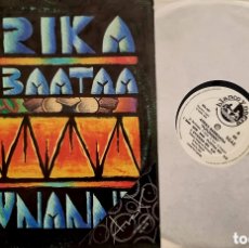 Discos de vinilo: AFRIKA BAMBAATAA - PUPUNANNY - MAXISINGLE 1994 BLANCO Y NEGRO