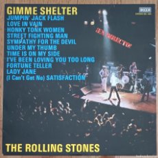 Discos de vinilo: THE ROLLING STONES – GIMME SHELTER LP 1971 EDICION ESPAÑOLA