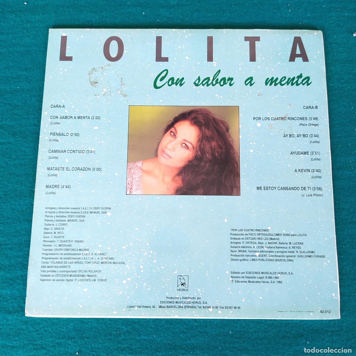 Discos de vinilo: Lolita &ndash; Con Sabor A Menta - Foto 2