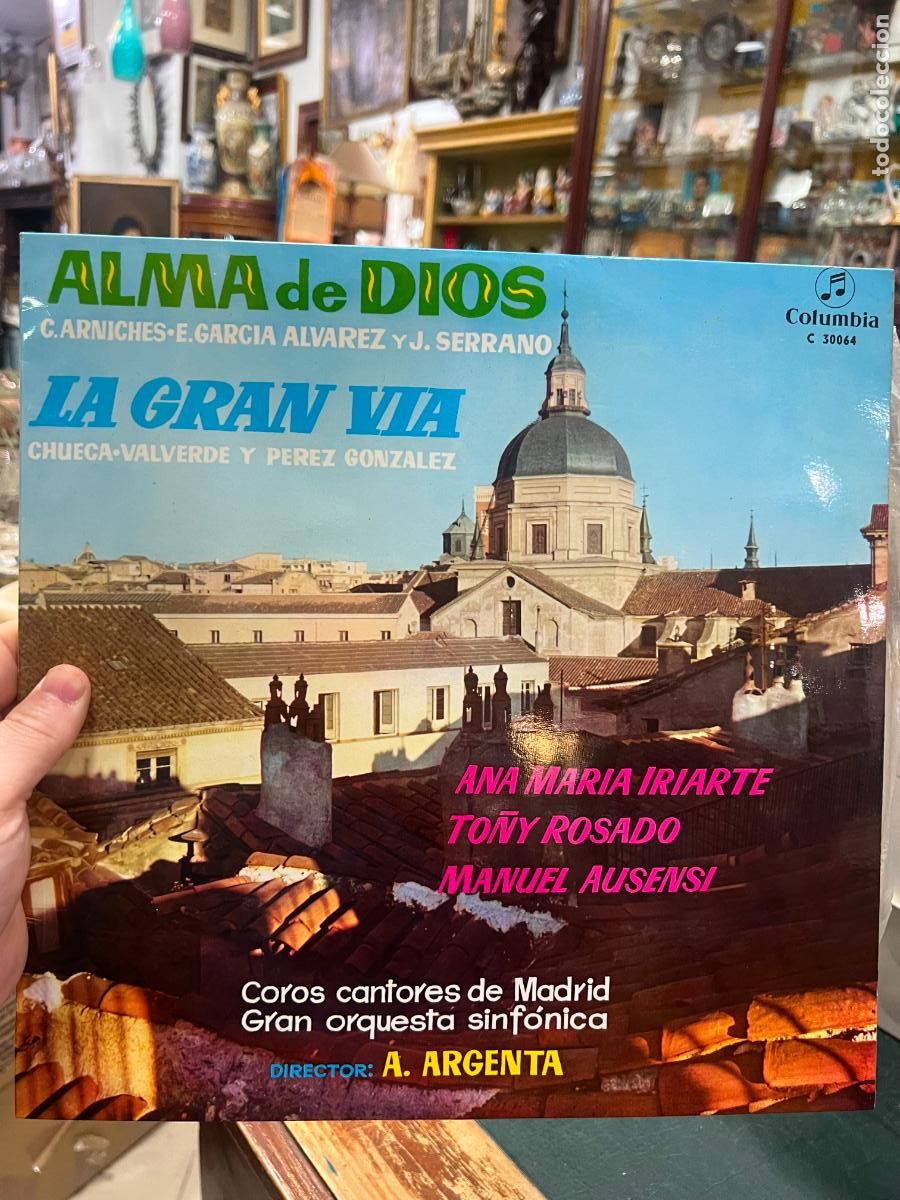 Discos de vinilo: LP ALMA DE DIOS - LA GRAN VIA - Foto 1