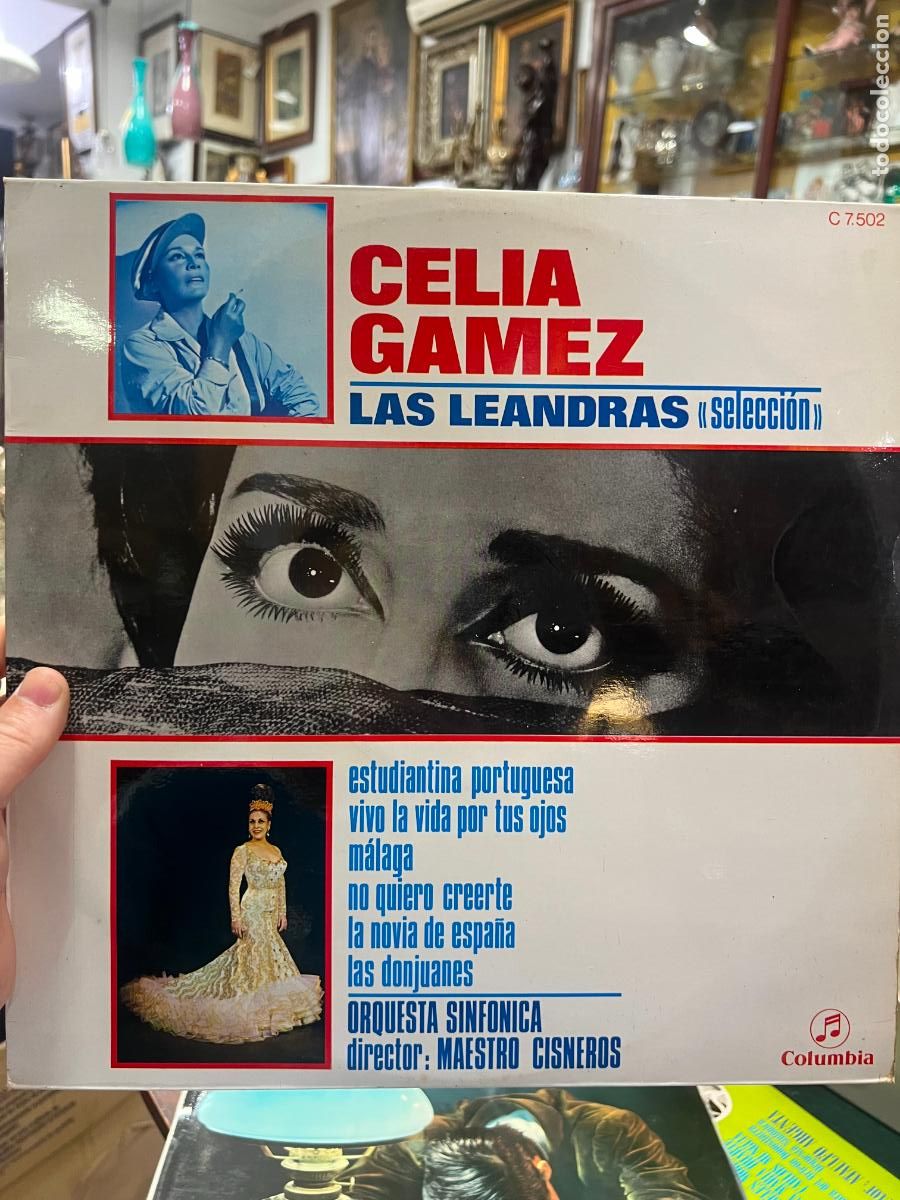 Discos de vinilo: LP CELIA GAMEZ - LAS LEANDRAS - Foto 1
