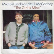 Discos de vinilo: MICHAEL JACKSON Y PAUL MCCARTNEY,THE GIRL IS MINE SINGLE DEL 82