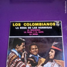 Discos de vinilo: LOS COLOMBIANOS – LA BODA DE LAS HORMIGAS +3 EP PHILIPS 1964 - MAMBO, GUARACHA, FOLK LATINO