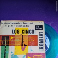 Discos de vinilo: LOS CINCO 5 LATINOS - EP FONTANA 1959 - CANTA CANTA +3 MELODICA LATINA 60'S - POCO USO -VINILO VERDE