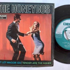 Discos de vinilo: THE HONEYBUS - 45 SPAIN - PROMO * MINT * I CAN'T LET MAGGIE GO / TENDER ARE THE ASHES