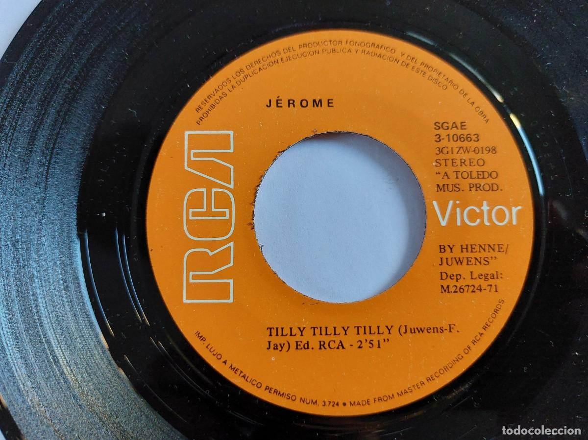 Discos de vinilo: JEROME - 45 Spain - MINT * ALEXANDER / TILLY TILLY TILLY - Foto 4