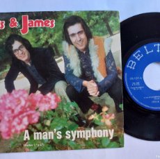 Discos de vinilo: JESS & JAMES - 45 SPAIN - MINT * A MAN'S SYMPHONY