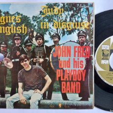 Discos de vinilo: JOHN FRED & HIS PLAYBOYS - 45 SPAIN - MINT * JUDY IN DISGUISE / AGNES ENGLISH
