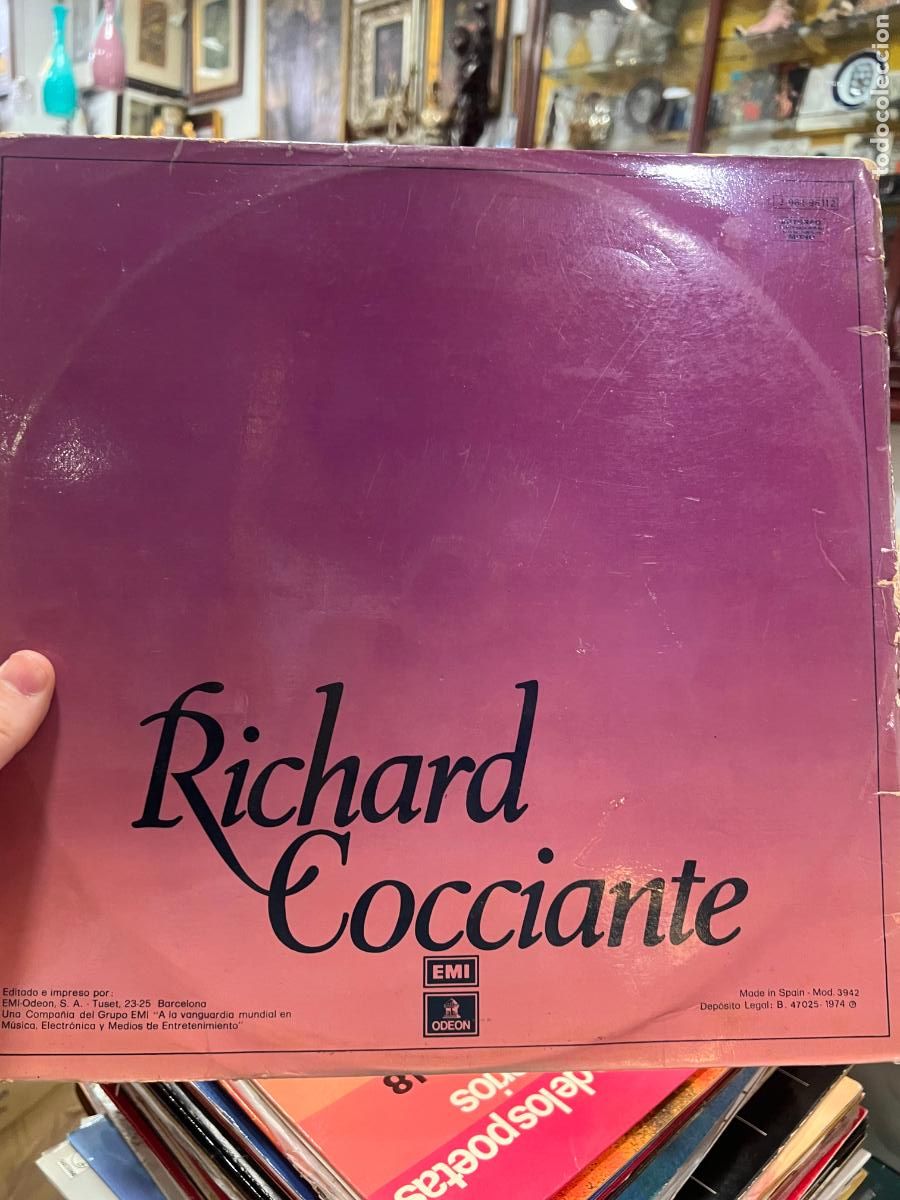 Discos de vinilo: LP RICHARD COCCIANTE - Foto 2