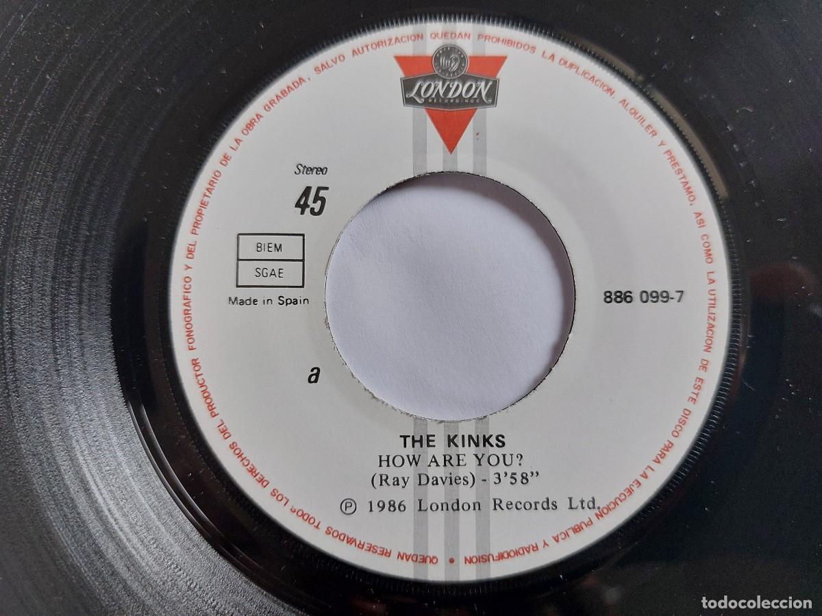 Discos de vinilo: THE KINKS - 45 Spain - MINT * HOW ARE YOU / THINK VISUAL - Foto 3