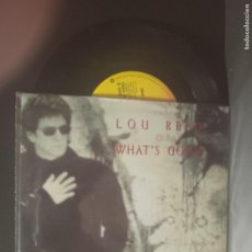 Discos de vinilo: LOU REED WHAT'S GOOD SINGLE UK 1992 PEPETO TOP