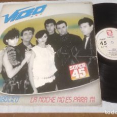 Discos de vinilo: VIDEO. LA NOCHE NO ES PARA MI/ FRIA Y AUTOMATICA/ PACTO DIABOLICO,-MAXI-1983-