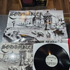 Discos de vinilo: LP SODOMIZER THE DEAD SHALL RISE TO KILL VG+ HEAVY O MÁS AÚN..