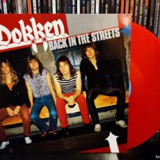 Discos de vinilo: DOKKEN - BACK ON THE STREETS - VINILO ROJO.