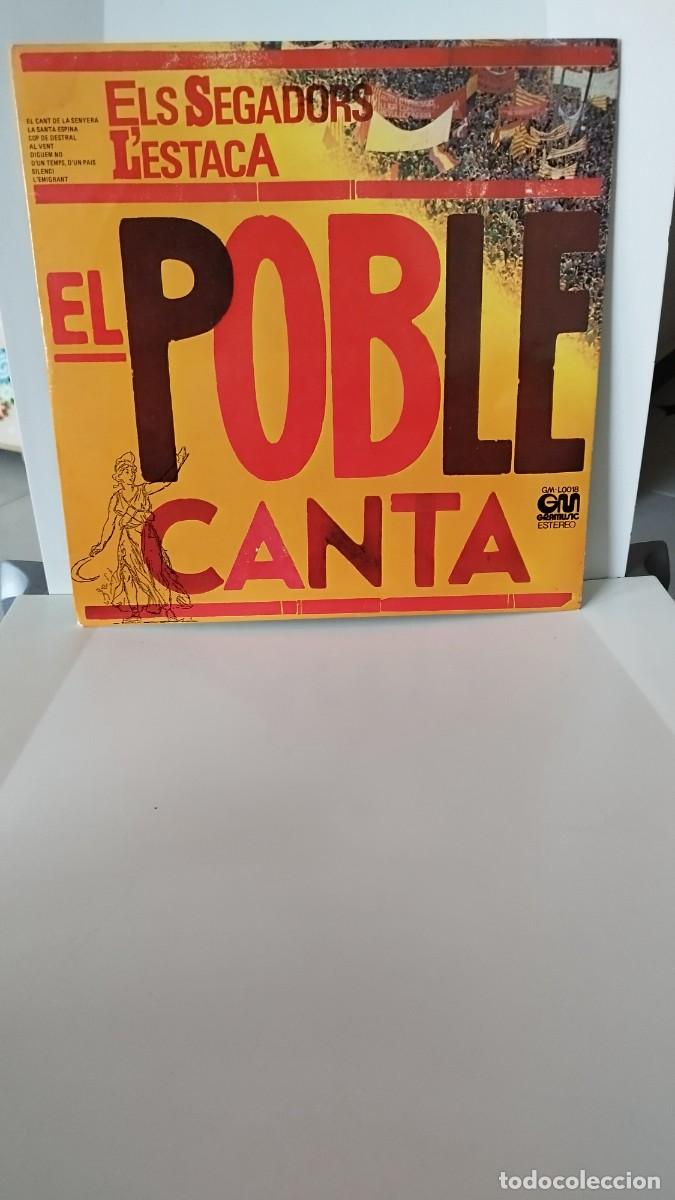 Discos de vinilo: El Poble Canta,els segadors,lestaca.Lp - Foto 1