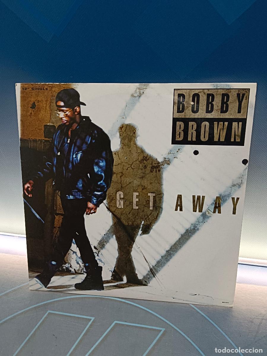 Discos de vinilo: maxi single, Bobby Brown &ndash; Get Away , 12&rdquo;, Single 1993, US - Foto 1