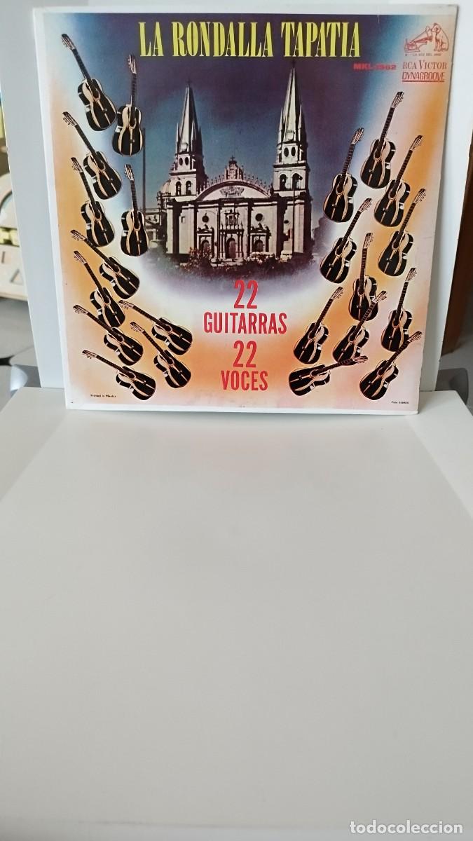 Vinyl records: La Rondalla Tapat&iacute;a &ndash; 22 Guitarras 22 Voces.Marichi Lp Mexico