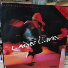 Discos de vinilo: KLAUS LAGE BAND – MIT MEINEN AUGEN - LAGE LIVE