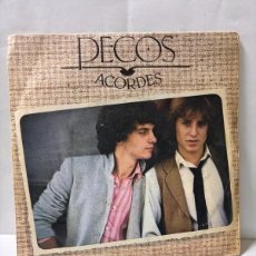 Discos de vinilo: SINGLE - PECOS - ACORDES / JUANY - EPIC - MADRID 1978