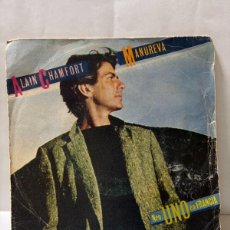 Discos de vinilo: SINGLE - ALAIN CHAMFORT - MANUREVA / BEGUINE - CBS - MADRID 1980