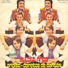 Discos de vinilo: DULCES AÑOS – ANALISA; CARETAS DE CARTÓN – MOVIEPLAY 20.562 – 1971