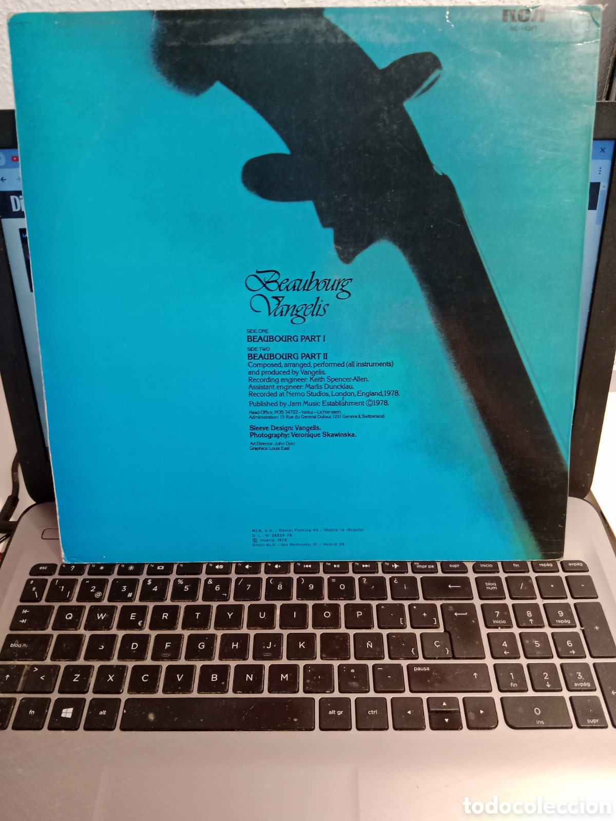 Discos de vinilo: Vangelis - Beaubourg (Espa&ntilde;a) - Foto 2