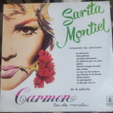 Discos de vinilo: SARA MONTIEL LP SELLO DIFUSION EDITADO EN ESPAÑA AÑO 1983...DEL FILM CARMEN LA DE RONDA