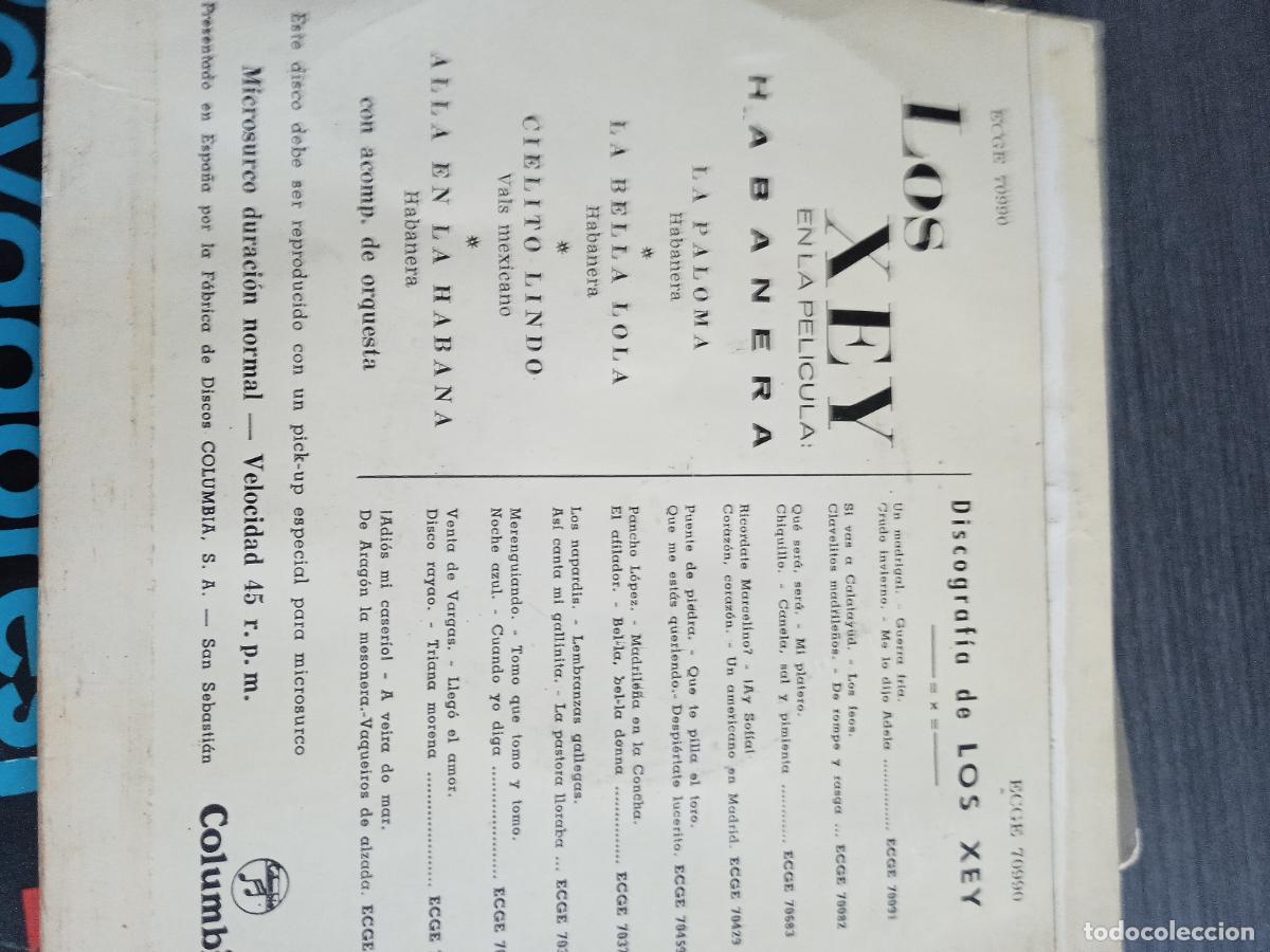 Discos de vinilo: Los xey habanera - Foto 2