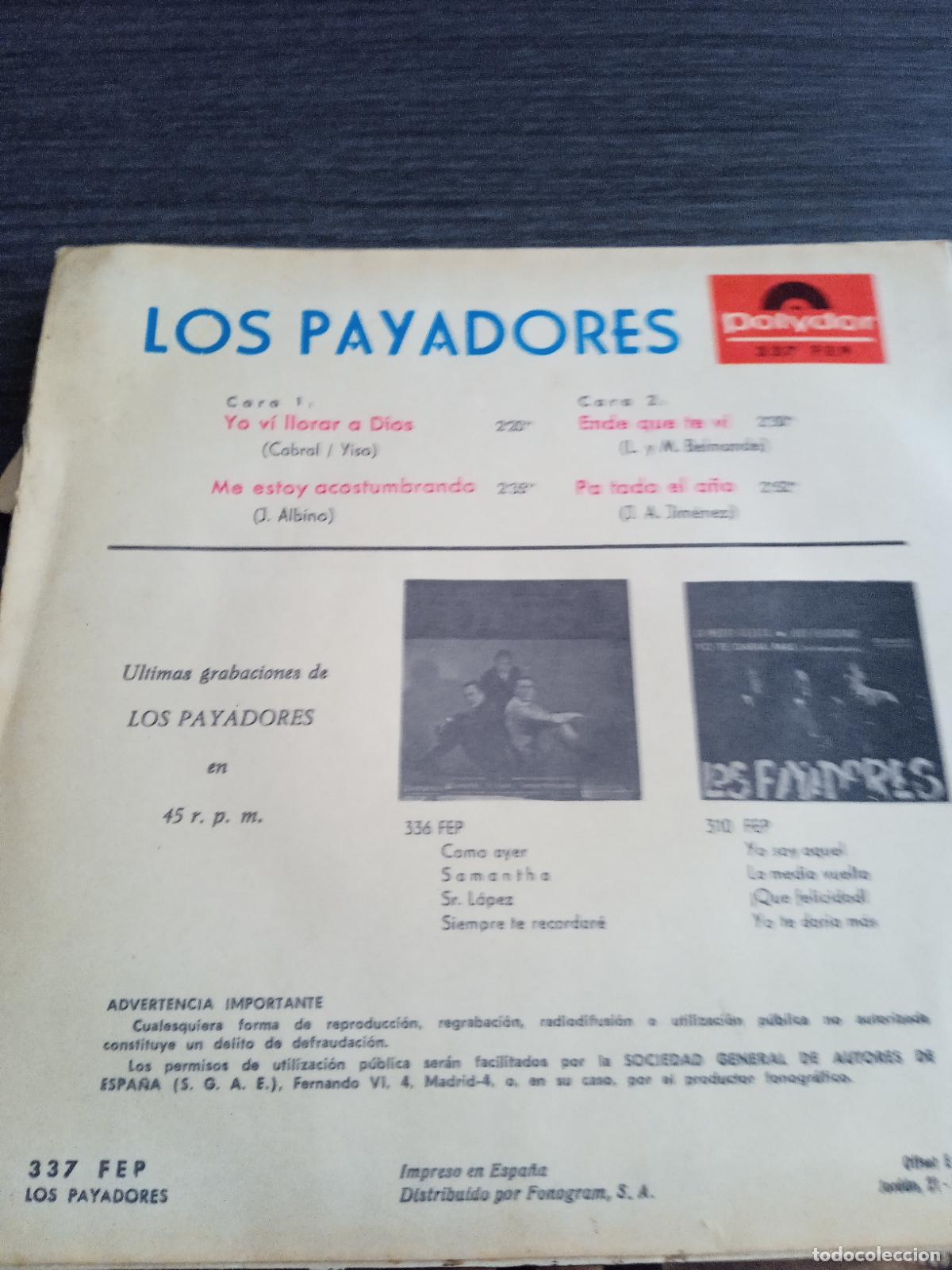 Discos de vinilo: Los payadores - Foto 2