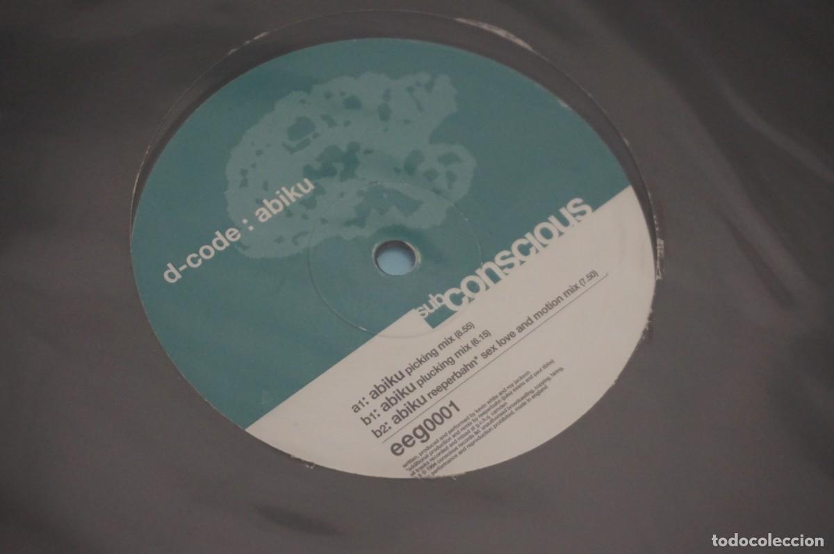 Discos de vinilo: D-Code - Abiku (12&rdquo;) - VINILO EN BUEN ESTADO - Foto 4