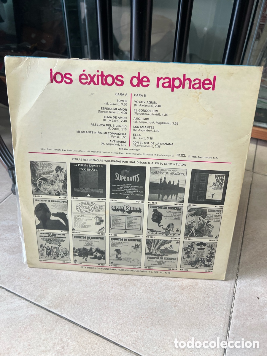 Discos de vinilo: Disco Los &Eacute;xitos de Raphael - Foto 2