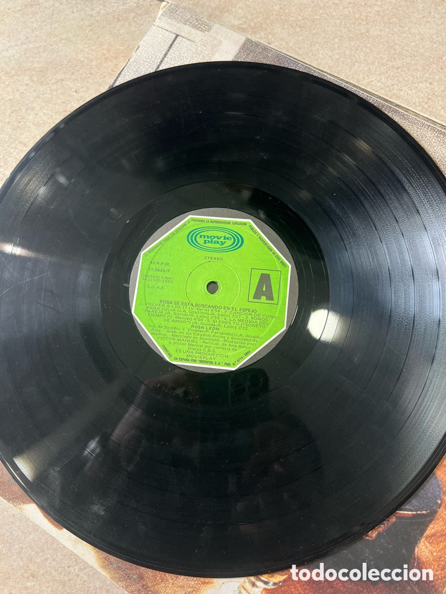 Discos de vinilo: Disco Rosa Leon - Foto 3