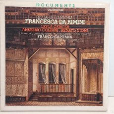 Discos de vinilo: CAJA-BOX !! FRANCESCA DA RIMINI (R.ZANDONAI) / 3 VINILOS DE LUJO+LIBRETO / AÑO 1981 / ****