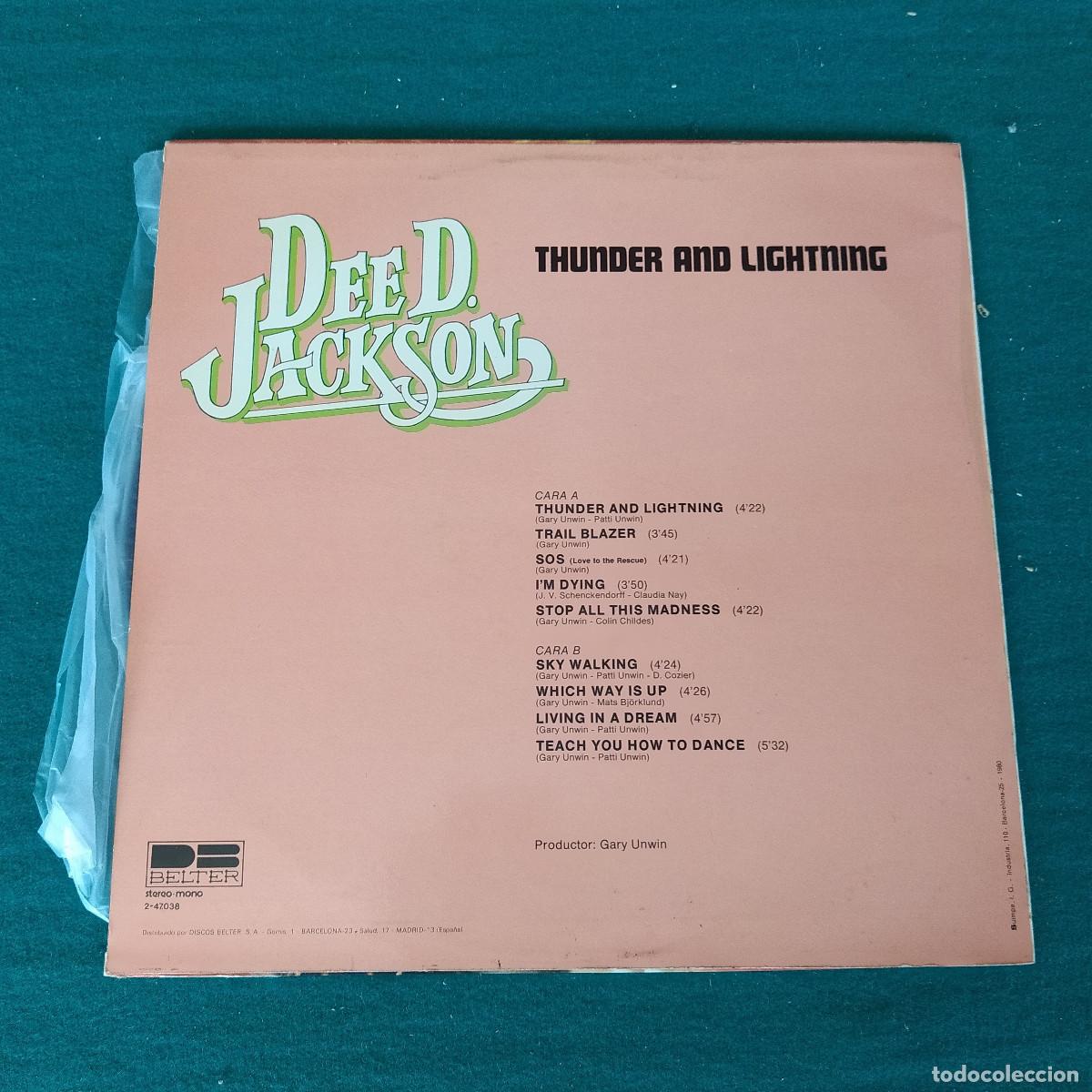 Discos de vinilo: Dee D. Jackson &ndash; Thunder & Lightning - Foto 2