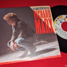 Discos de vinilo: RICHARD MARX DON'T MEAN NOTHING/THE FLAME OF LOVE 7'' SINGLE 1987 EMI ESPAÑA SPAIN
